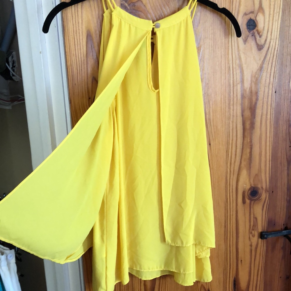 Yellow Flowy Yellow Tank - Picture 5 of 10